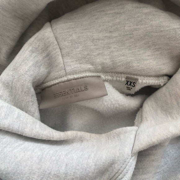Fear of God Essentials Hoodie 'Light Oatmeal' - Picture 2 of 5